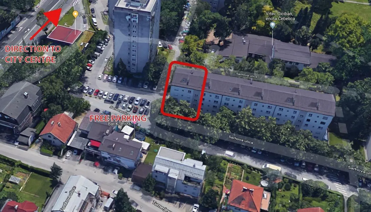 Peter Pan Apartment & Free Parking Ljubljana 0*,  Slovenia
